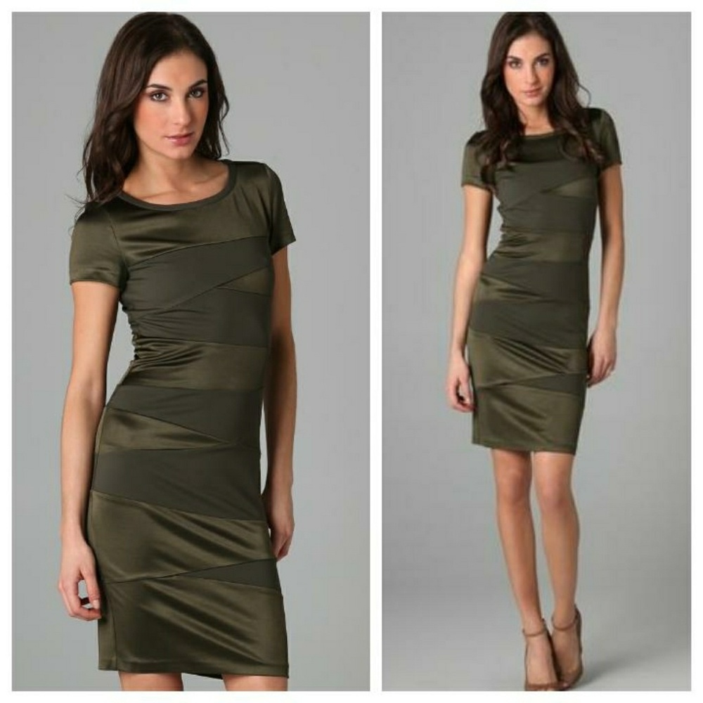 Diane Von Furstenberg Olive Green Dress
